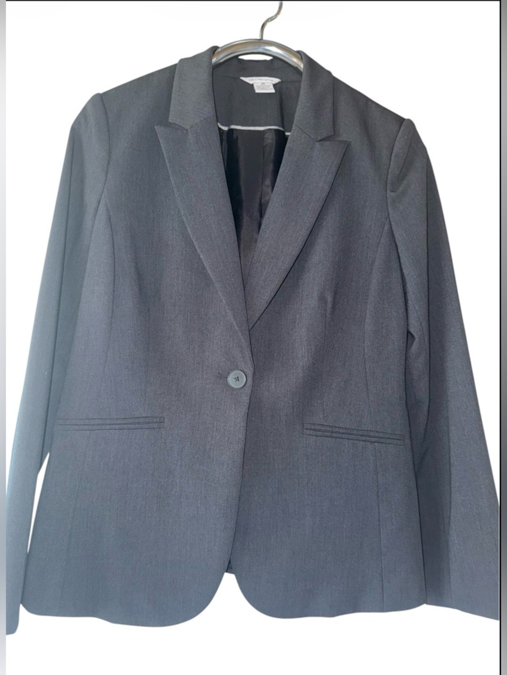 Liz Claiborne Black Single-Button Tailored Blazer